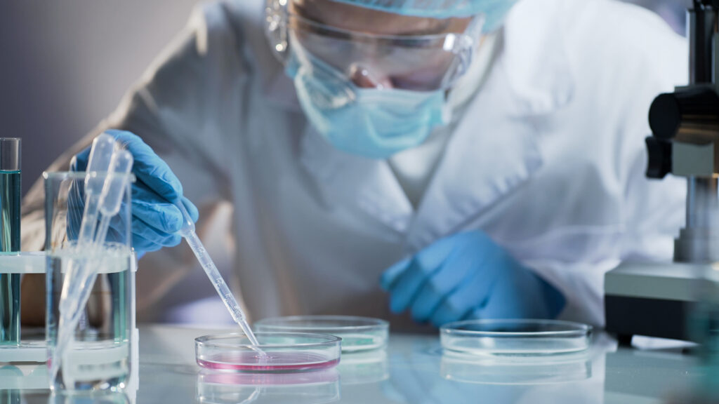 Childhood cancer research in a labratory
